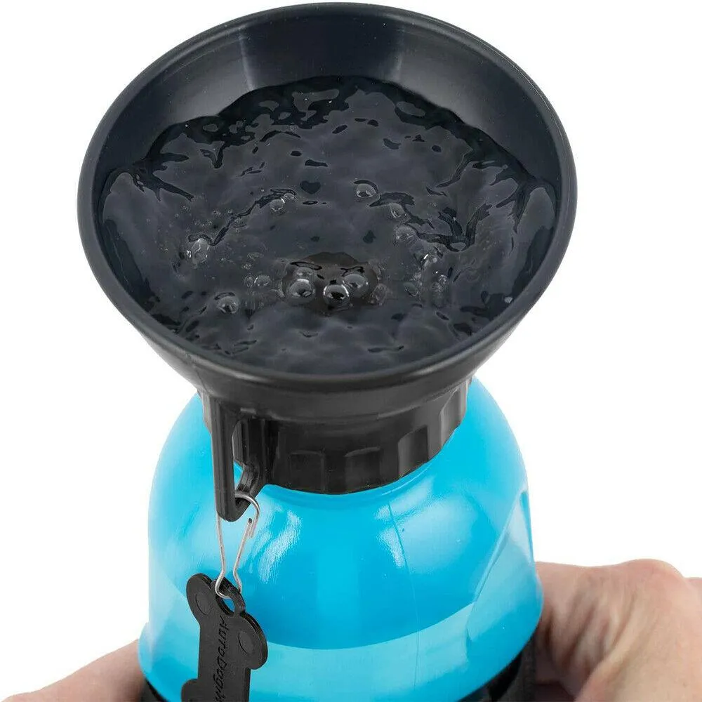 500ML Pet/Dog/Cat Water Bottle Cup Drinking Feeder Dispenser Travel Portable Bowl