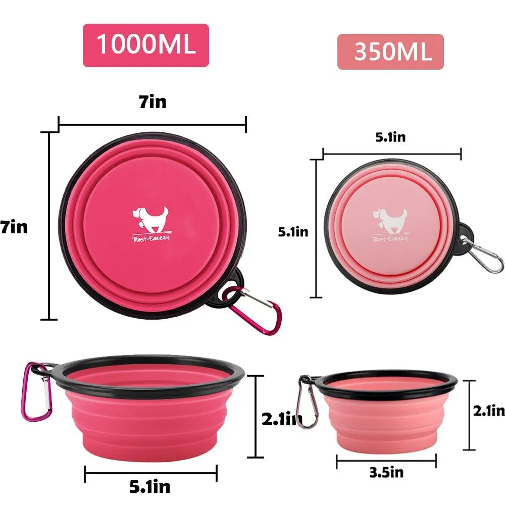 Adventure-Ready Collapsible Silicone Pet Bowl: The Ultimate Travel Feeder for Active Dogs