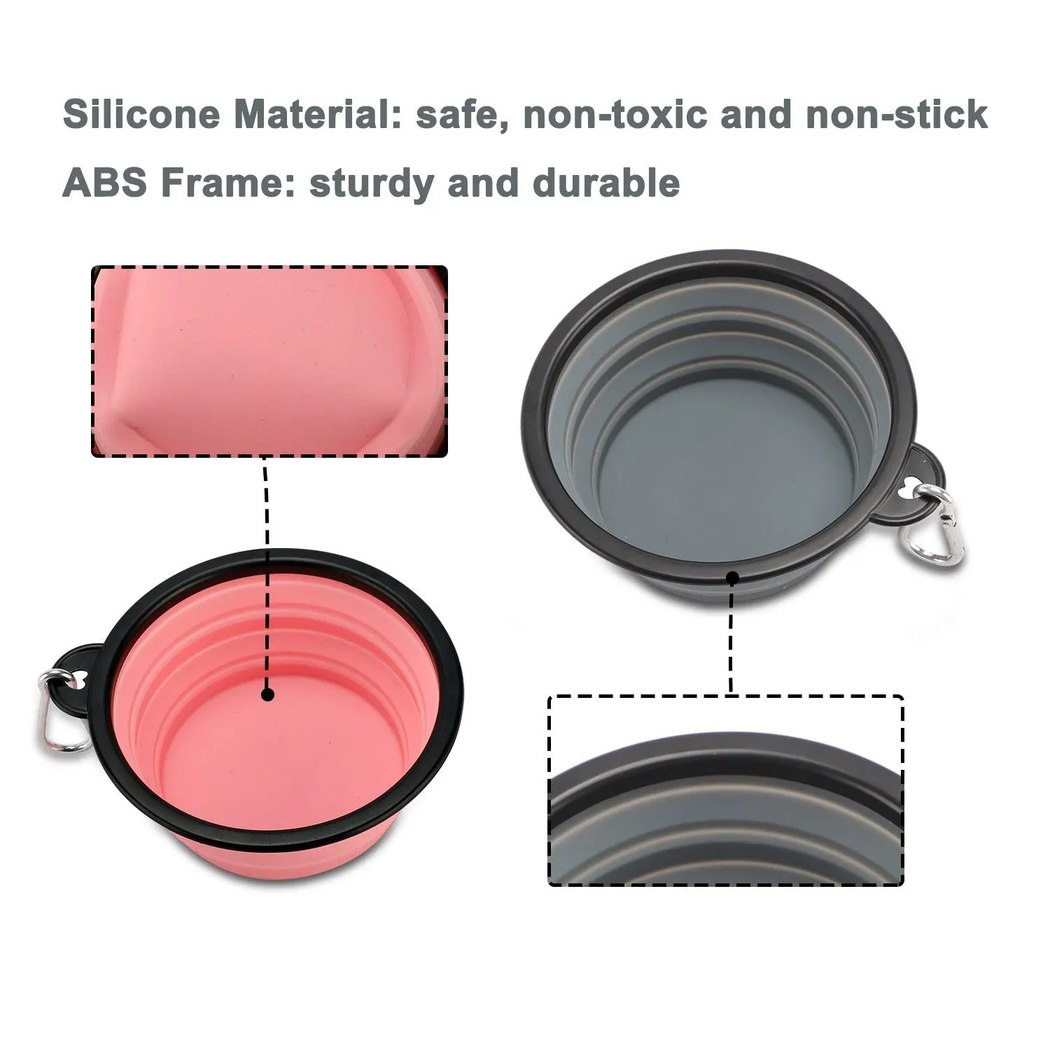 Adventure-Ready Collapsible Silicone Pet Bowl: The Ultimate Travel Feeder for Active Dogs