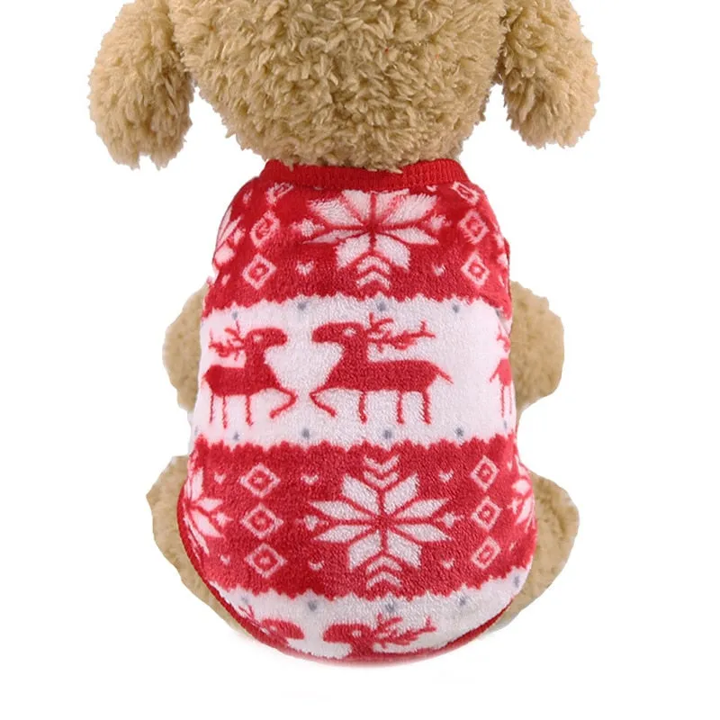 Best Cartoon Puppy Vest Clothing Winter Warm Dog Clothes For Small Dogs