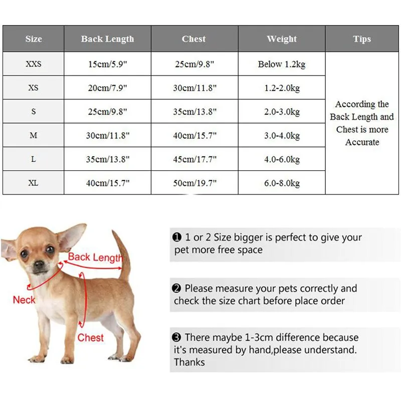 Best Cartoon Puppy Vest Clothing Winter Warm Dog Clothes For Small Dogs