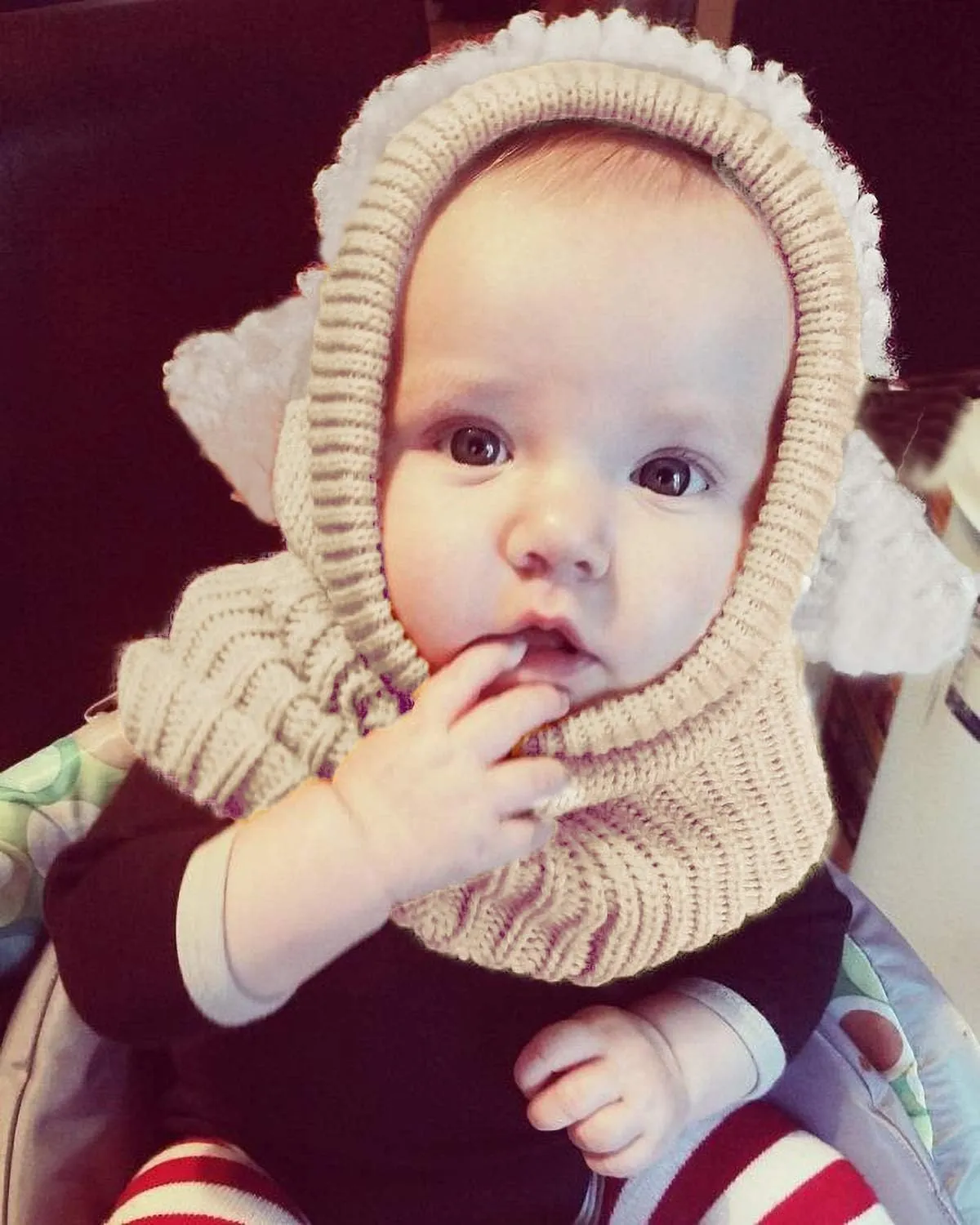 Bienvenu Baby Girls Boys Winter Hat Scarf Earflap Hoodie Scarves Skull Caps
