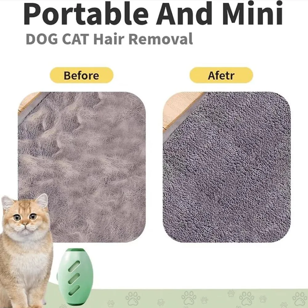 Blinksify Pet Hair Remover, Blinksify Reusable Lint Roller, Blinksify Reusable Pet Fur Collector, Portable Pet Hair Remover Roller, Washable Pet Hair Remover (2PCS-1)