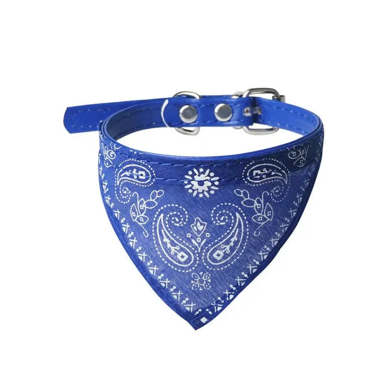 Blue Dog Bandana - Stylish and Adjustable Collar