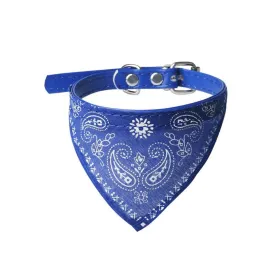 Blue Dog Bandana - Stylish and Adjustable Collar