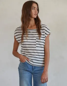 BT Stripe Top-Blk/Wht