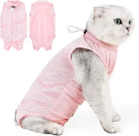 Cat Recovery Suit Cat Onesie for Cats After Surgery, Breathable Cat Surgery Recovery Suit Female for Abdominal Wounds, Kitten Recovery Suit E-Collar Alternative Cat Onesie After Spay Anti Licking Cat Recovery Suit Cat Onesie for Cats After Surgery, Breathable Cat Surgery Recovery Suit Female for Abdominal Wounds, Kitten Recovery Suit E-Collar Alternative Cat Onesie After Spay Anti Licking