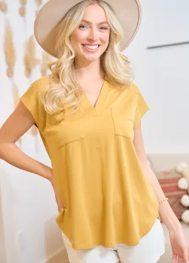 D&R Dolman Tee-Mustard
