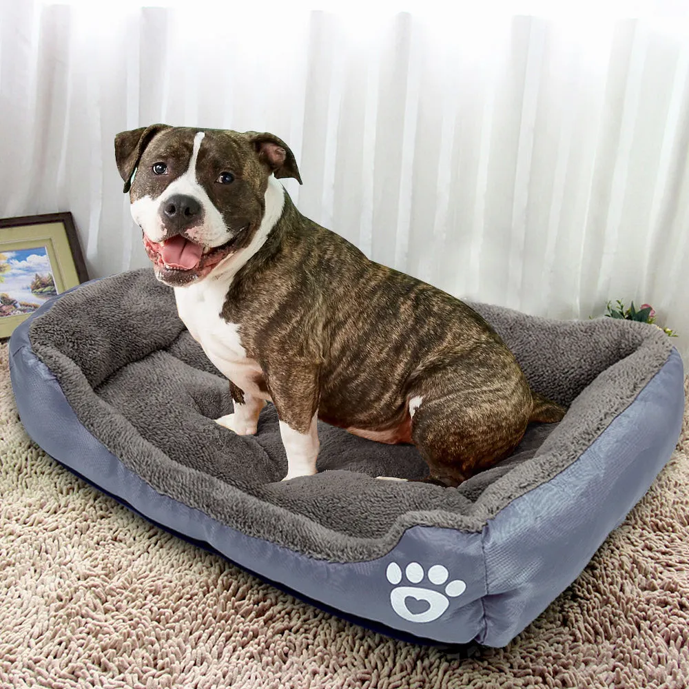Dog Bed Small Dog House Warm Fleece