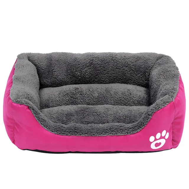 Dog Bed Small Dog House Warm Fleece