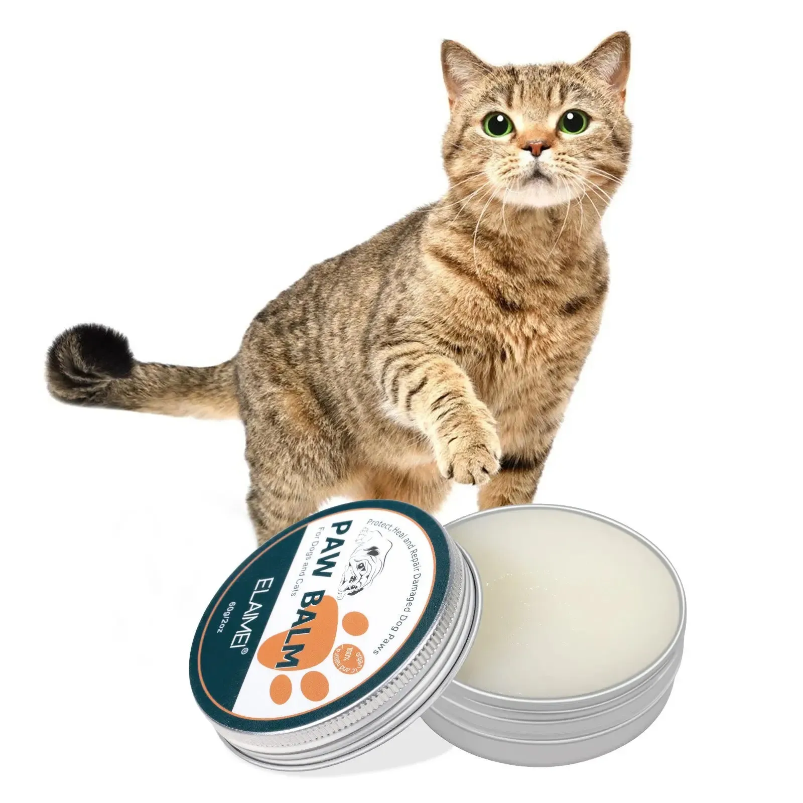 Dog Paw Balm Cats Pets Feet And Soles Moisturizing Cream 60g