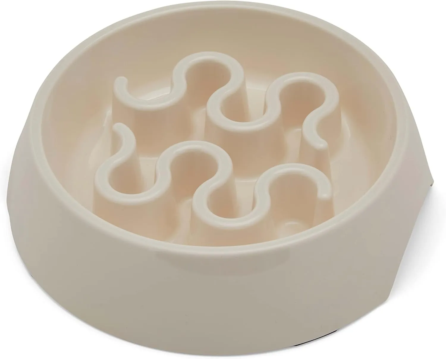 EveryYay Take it Slow White Slow Feeder Pet Bowl 2.5 Cups