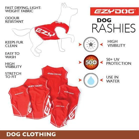 EzyDog Dog Rashie 50  UV Large^^^