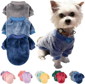 FabriCastle Dog Sweater, 3-Pack Dog & Cat Clothes, Ultra Soft and Warm Pet Jackets XXS XS for Small Dogs Boy & Cats, Winter Pet Apparel Costumes, Puppy Outfits (Grey,Blue,Dark Blue, XX-Small) FabriCastle Dog Sweater, 3-Pack Dog & Cat Clothes, Ultra Soft and Warm Pet Jackets XXS XS for Small Dogs Boy & Cats, Winter Pet Apparel Costumes, Puppy Outfits (Grey,Blue,Dark Blue, XX-Small)