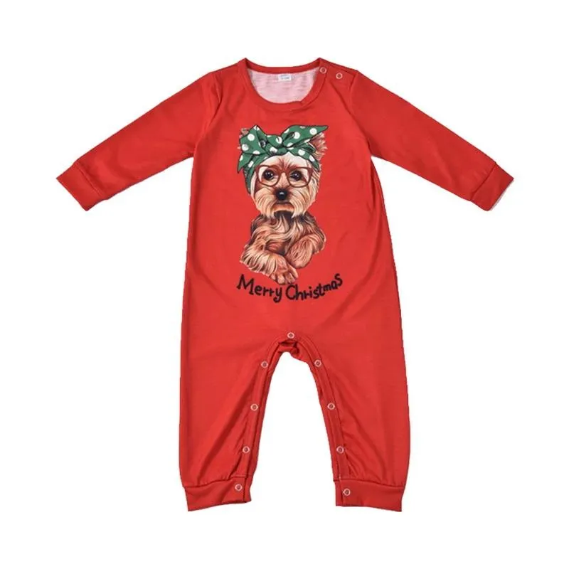 Family Dog Cat Print Pajama