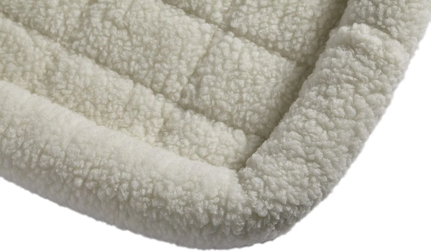 Fleece Dog Crate Bed with Comfortable Bolster - Midwest Homes for Pets Quiet Time Crate Pad