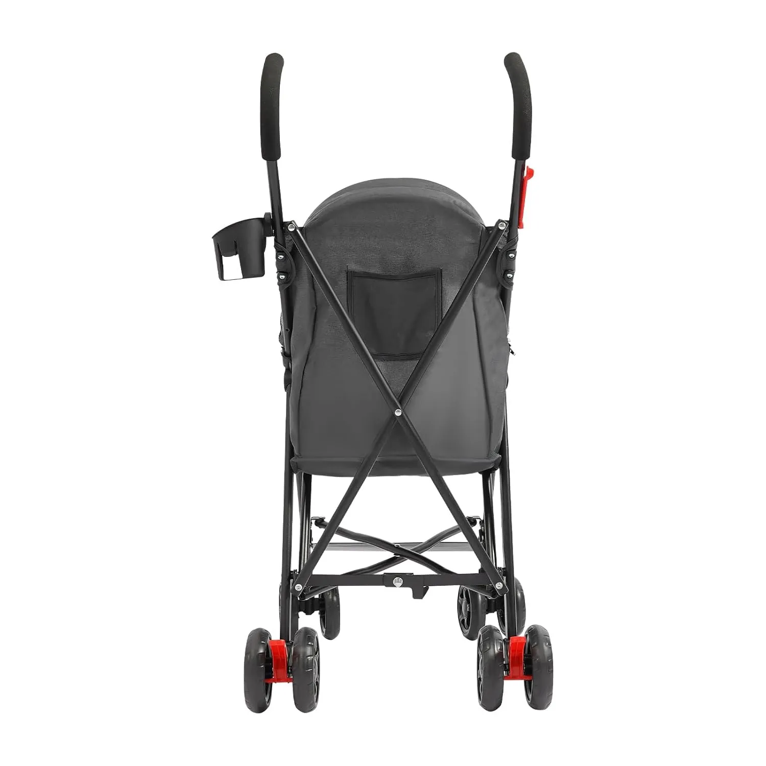 Foldable Pet Stroller for Medium/Small Dogs Cats, Portable Compact Pet Stroller with Breathable Mesh and Handlebars Pet Travel Stroller with 4 Wheels Load Up to 22lbs Black