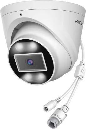 FOSCAM 5MP Security POE IP Camera Outdoor/Indoor, T5EP 3K Home Security Surveillance Cameras with 2-Way Talk, AI Detect Human/Vehicle,Color Night Vision, Spotlight, Compatible with Alexa IP66 FOSCAM 5MP Security POE IP Camera Outdoor/Indoor, T5EP 3K Home Security Surveillance Cameras with 2-Way Talk, AI Detect Human/Vehicle,Color Night Vision, Spotlight, Compatible with Alexa IP66