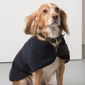Harpham Fleece Dog Coat Navy 20"