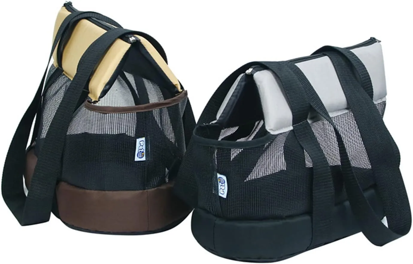 hejhncii Portable Pet Cat Tote Bag Mesh Big Capacity with Safety Strap Breathable- Pet Sightseeing Tote Pet Tote Bag for Medium Dogs