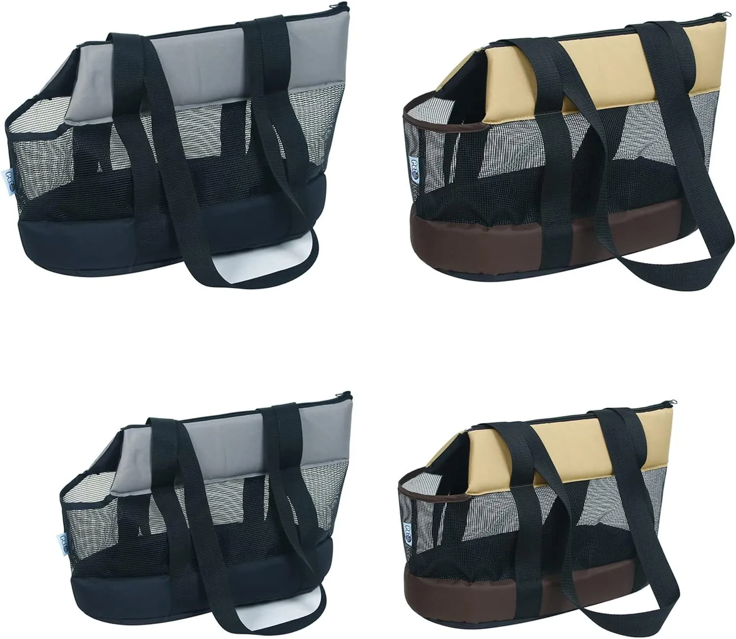 hejhncii Portable Pet Cat Tote Bag Mesh Big Capacity with Safety Strap Breathable- Pet Sightseeing Tote Pet Tote Bag for Medium Dogs