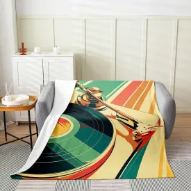 jejeloiu 83s Retro Vinyl Record Fuzzy Blanket Throw 50"x60" Music Notes Flannel Fleece Throw Blanket Music Player Vintage Music Bed Blanket Green Yellow Plush Blanket Flannel Fleece Throw Blanket jejeloiu 83s Retro Vinyl Record Fuzzy Blanket Throw 50"x60" Music Notes Flannel Fleece Throw Blanket Music Player Vintage Music Bed Blanket Green Yellow Plush Blanket Flannel Fleece Throw Blanket