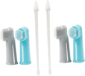KESYOO 2Set Pet Toothbrush Kit Dual Head Finger Brushes for Dog and Cat Care Safe Cleaning Tools for Healthy Teeth and Fresh Breath KESYOO 2Set Pet Toothbrush Kit Dual Head Finger Brushes for Dog and Cat Care Safe Cleaning Tools for Healthy Teeth and Fresh Breath