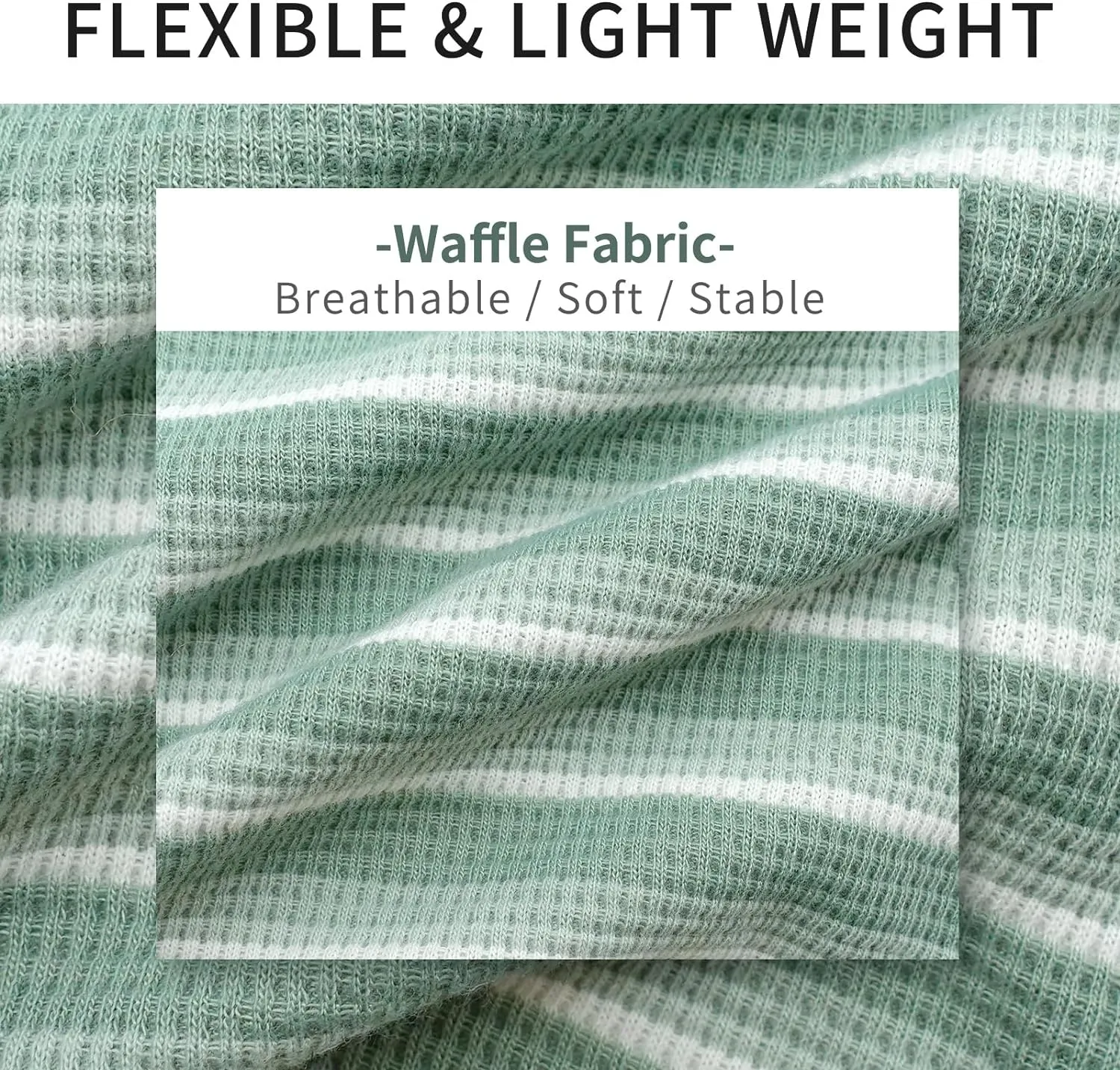 KYEESE 2Pack Waffle Dog Shirts for Small Dogs Stretchy T-Shirts Lightweight Tank Top Sleeveless Striped Vest Breathable Pet Tee, X-Large, Green Striped