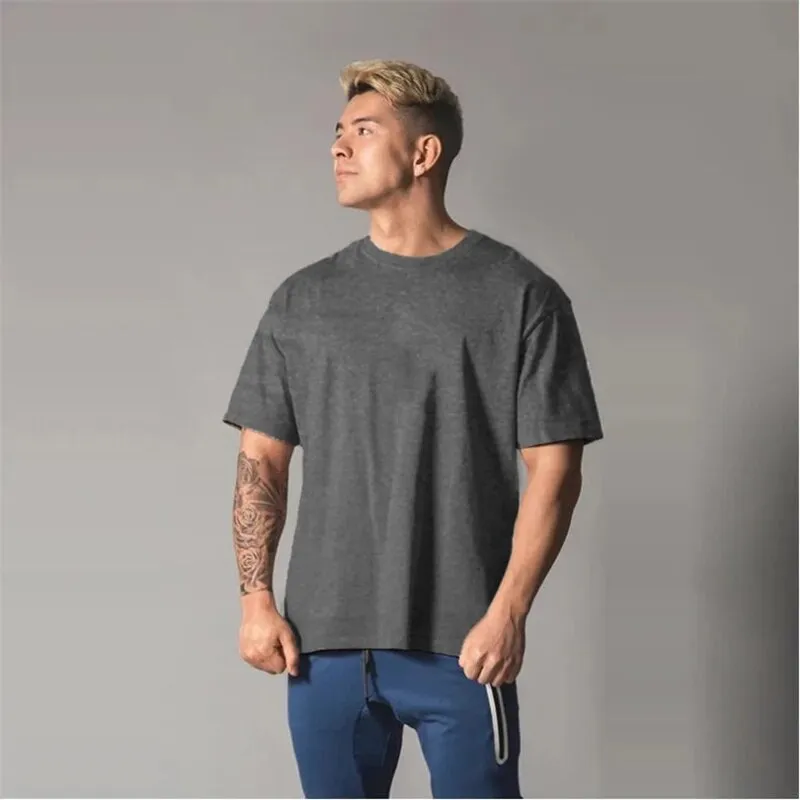 Men's Solid   Loose Activewear