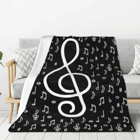 Musical Symbols Throw Blankets All Season Ultra Soft Warm Piano Music Lovers Fleece Blanket for Home Bed Sofa Couch Chair Outdoor Travel Camping 50x40 Inch Musical Symbols Throw Blankets All Season Ultra Soft Warm Piano Music Lovers Fleece Blanket for Home Bed Sofa Couch Chair Outdoor Travel Camping 50x40 Inch