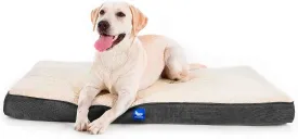 Orthopedic Dog Bed, Memory Foam Revisable Two Side with Washable Removable Cover, Extra Large, 41x32