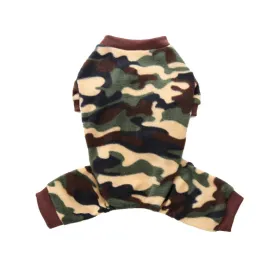 Ozzie Camo Dog Pajamas: Ultra-Cozy & Stylish Sleepwear for Your Pet