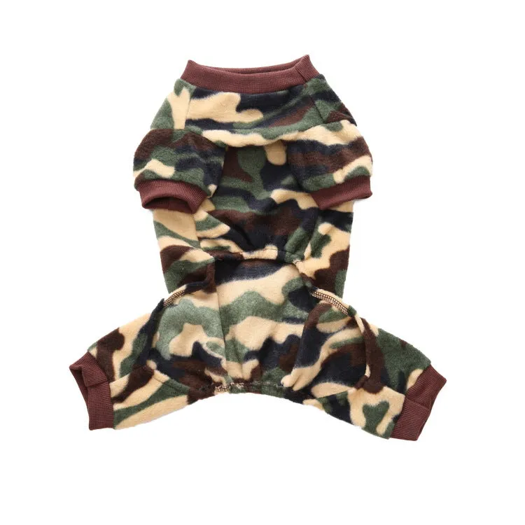 Ozzie Camo Dog Pajamas: Ultra-Cozy & Stylish Sleepwear for Your Pet