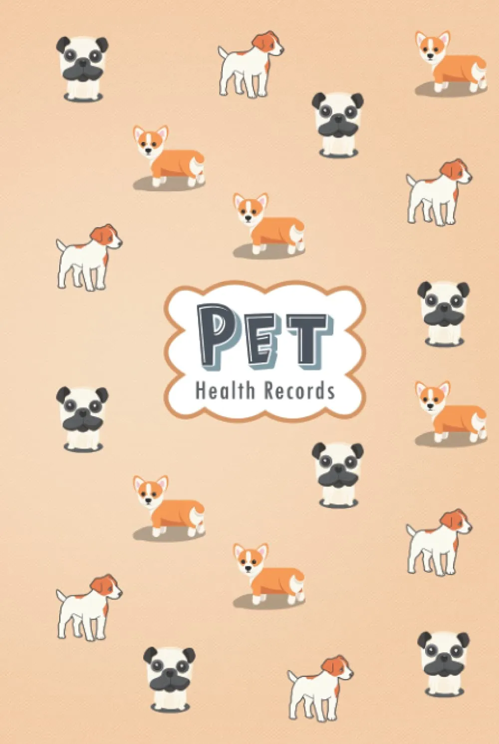 Pet Health Records: Pet Vaccination Record Hardcover Book with Dog Immunization Log, Shots Record Card, Weight, Medical Treatments, Dog Daily Care ... Owners and Lovers, Hardcover Pet and Dog Book Hardcover  May 21, 2021