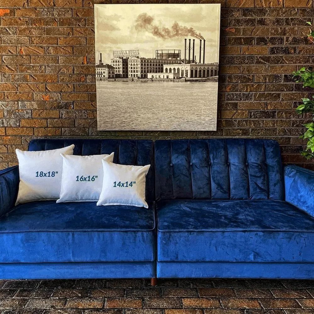 Pet Remembrance Gifts, No Longer by Side Wooden Dog Pawprints, Personalized Pet Memorial Pillow, Gifts for Mom Dad Dog Cat Owner, Sofa Couch Home Decor, Pet Passing Gifts