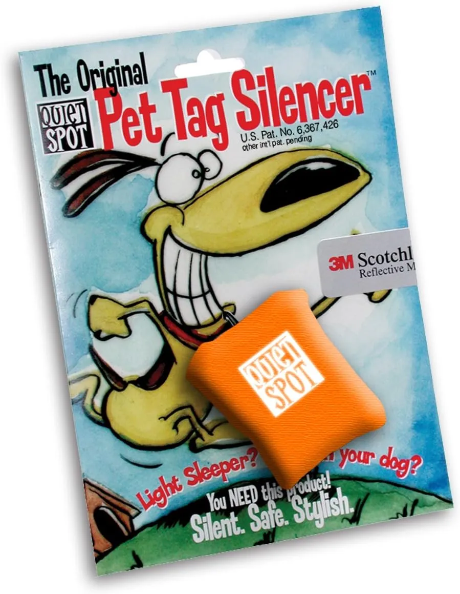 Pet Tag Silencer (Orange)