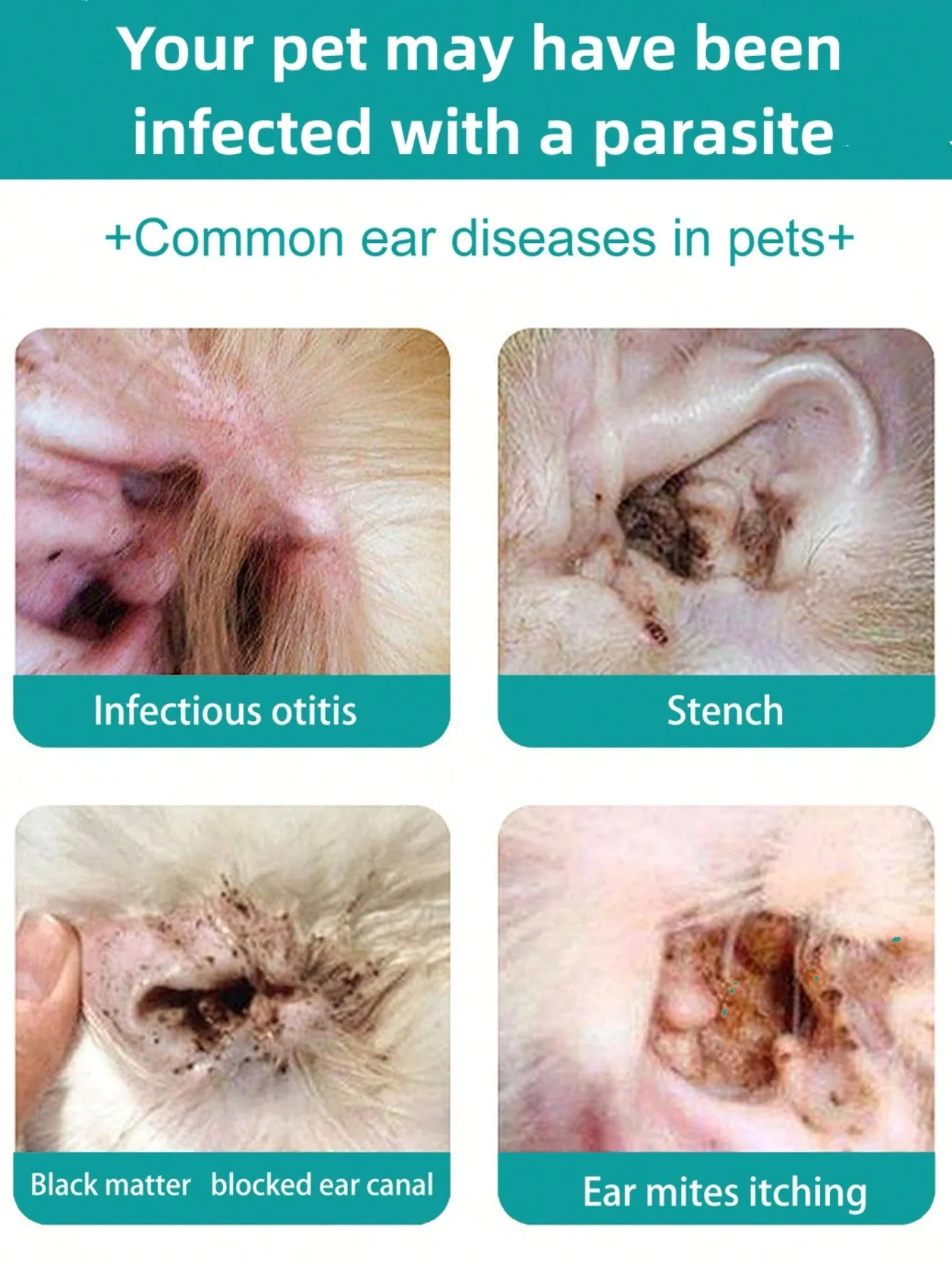 PETSIN 1pc Pet Ear Cleanser Spray