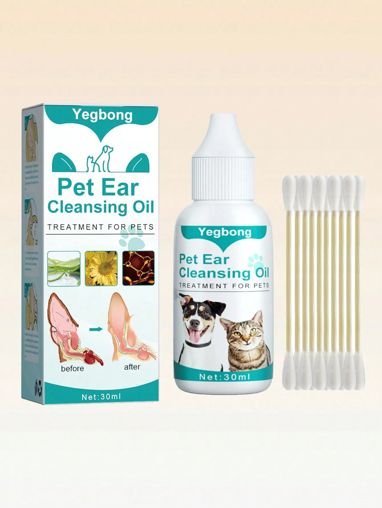 PETSIN 1pc Pet Ear Cleanser Spray