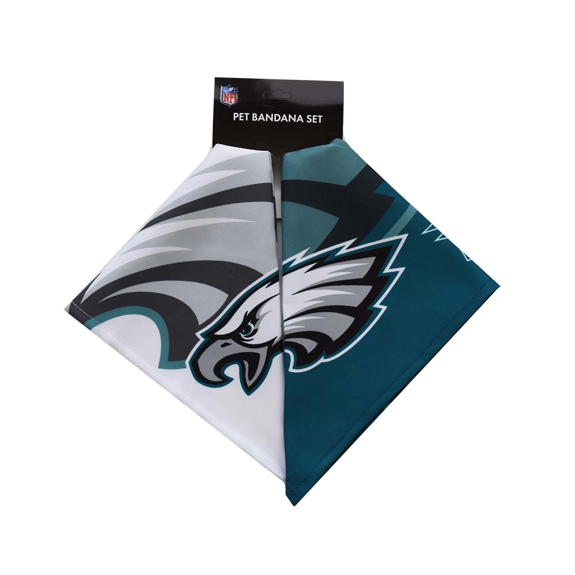 Philadelphia Eagles Home and Away Pet Bandana Set