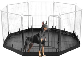 PJYuCien Dog Playpen Bottom Pad,Fits 32 Inch Width 8 Panels Regular Octagon Metal Exercise Pet Playpen,Black (Note:Playpen Not Included !!!) PJYuCien Dog Playpen Bottom Pad,Fits 32 Inch Width 8 Panels Regular Octagon Metal Exercise Pet Playpen,Black (Note:Playpen Not Included !!!)