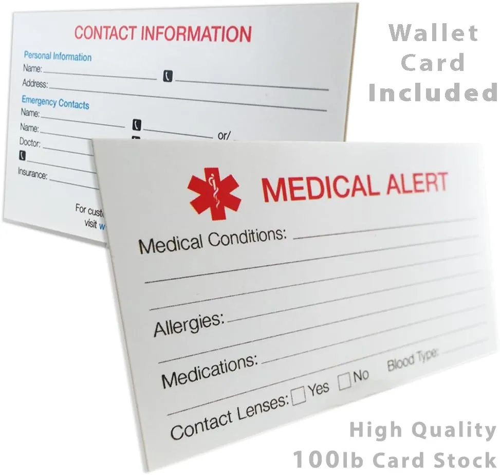 Pre-Engraved Tree Nut Allergy Plastic Medical Alert ID Keychain, Small 2.25 x .79 Inch