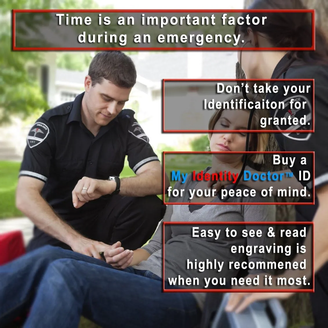 Pre-Engraved Tree Nut Allergy Plastic Medical Alert ID Keychain, Small 2.25 x .79 Inch