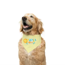"Pool Party" Printed Reversible Bandana for Dogs
