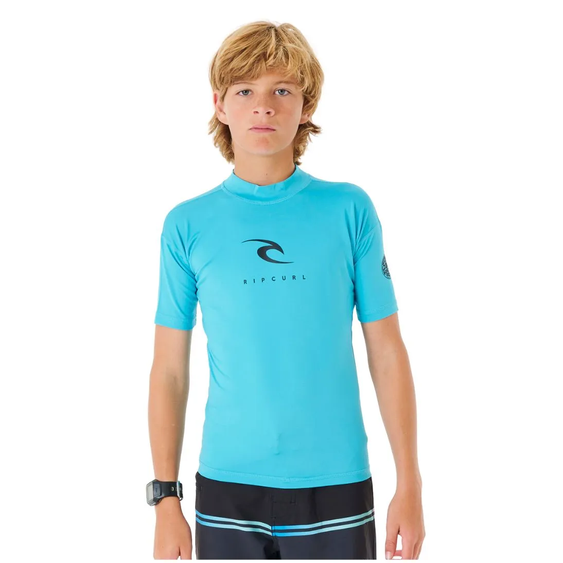 Rip Curl Kids Corps Short Sleeve Rash Vest