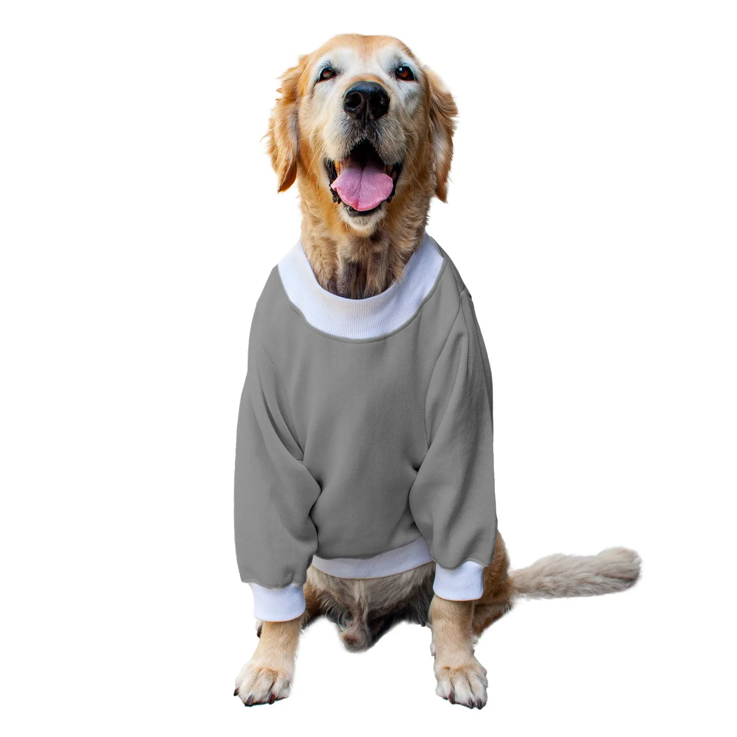 Ruse 'Basics' "Christmas Calories Don't Count" Printed Crew Neck Full Sleeve Sweatshirt For Dogs