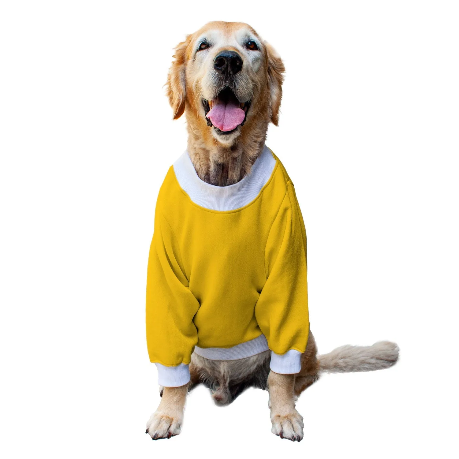 Ruse 'Basics' "Christmas Calories Don't Count" Printed Crew Neck Full Sleeve Sweatshirt For Dogs