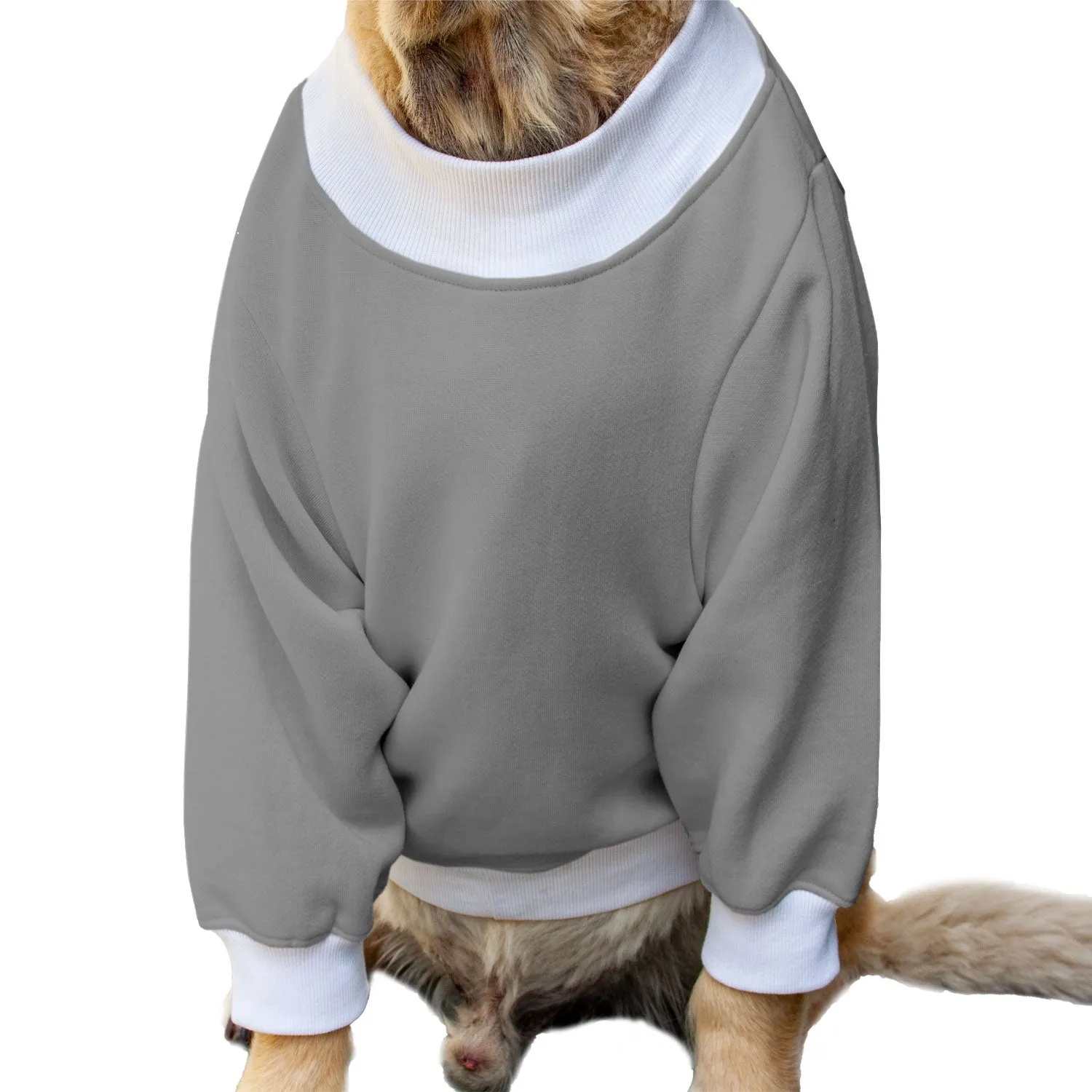Ruse 'Basics' "Christmas Calories Don't Count" Printed Crew Neck Full Sleeve Sweatshirt For Dogs