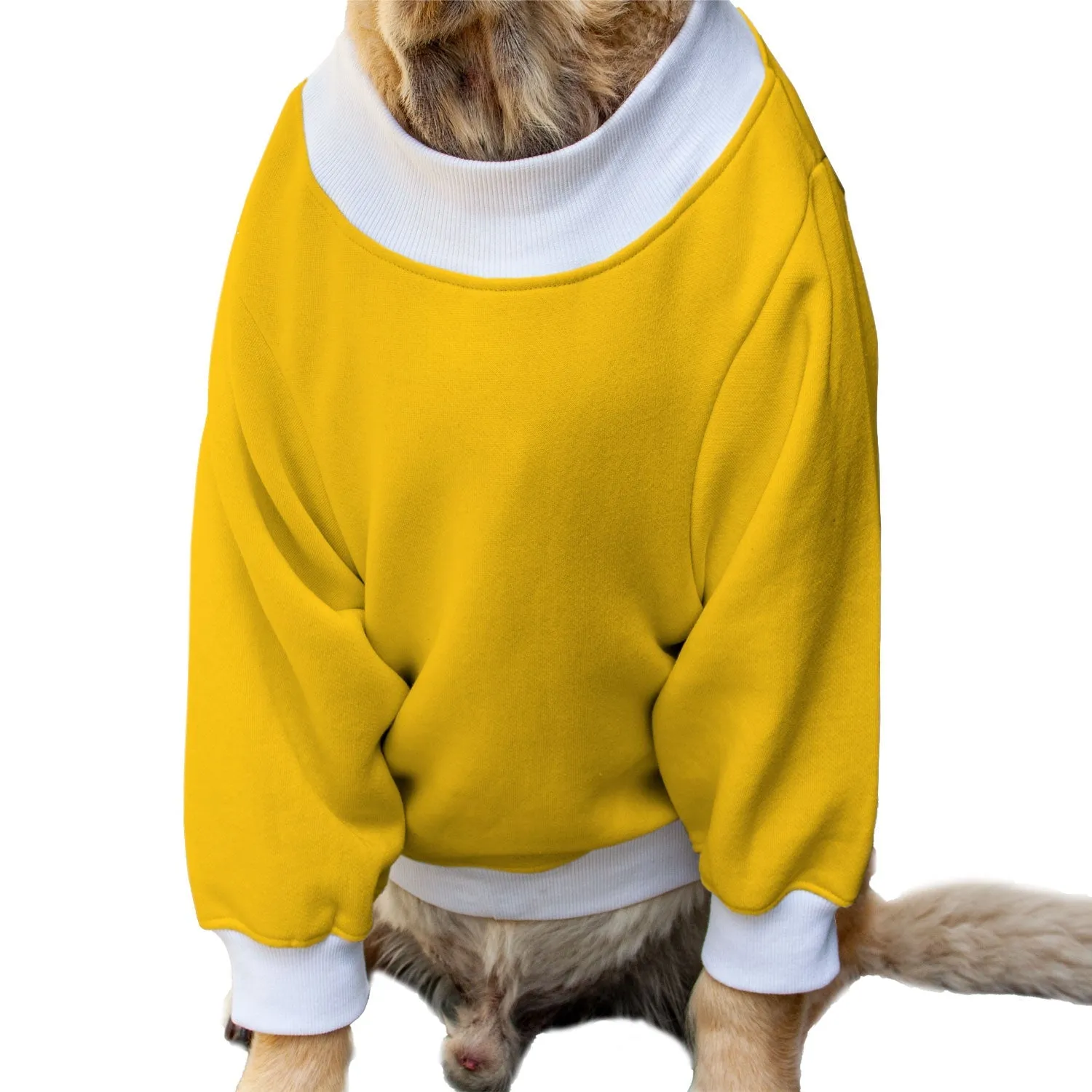 Ruse 'Basics' "Christmas Calories Don't Count" Printed Crew Neck Full Sleeve Sweatshirt For Dogs