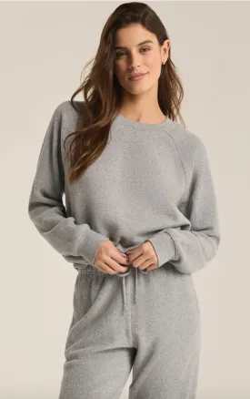 SALDANA REVERSE FLEECE TOP
