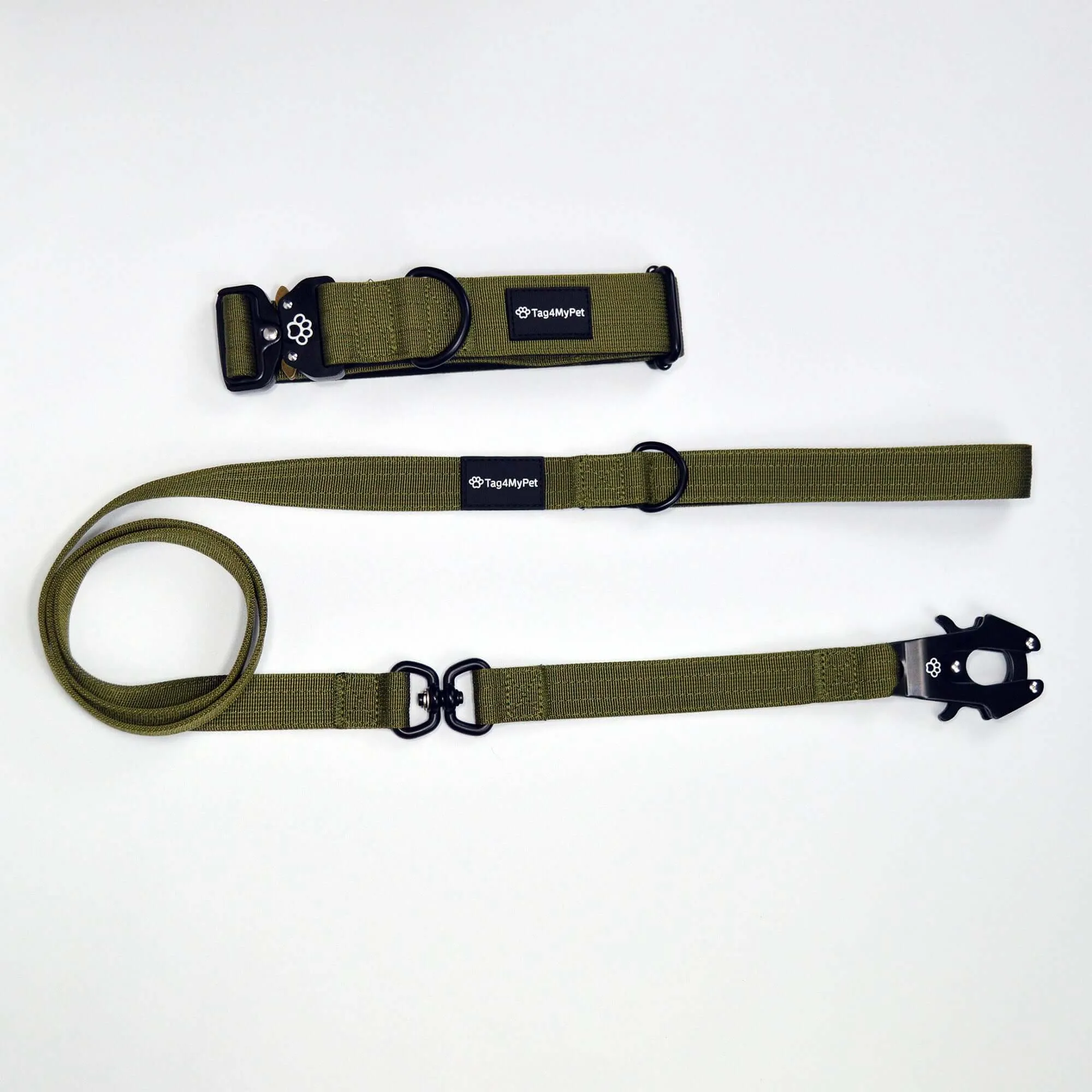 Tactical Dog Collar with a Free Custom Dog Tag